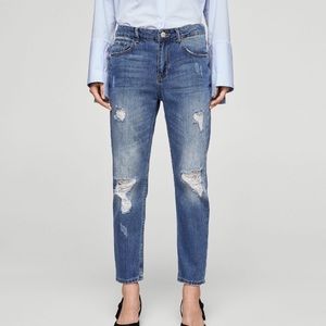 MANGO Girlfriend Jeans